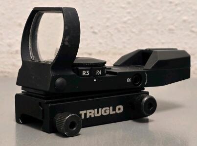TRUGLO Reflex Red Dot Sight, Dual Color, Picatinny Mount, TG8360B, Aluminum *Untested*