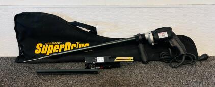 Grabber SuperDrive 75 Series with Rocker 4063, 4000 RPM, &frac34;"&ndash;3" Screw Gun System (Tested and Works Great)