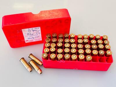 .38 Special 125Gr Hornady XTP JHP Handloaded Ammo, 50 Rounds, Bullseye Powder, Remington Brass