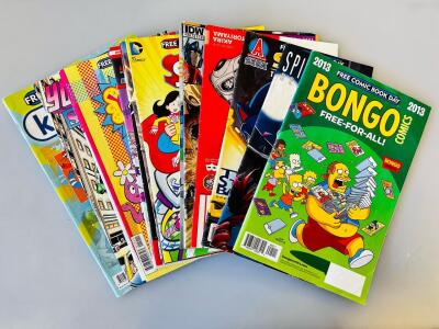 Free Comic Book Day Editions, Multiple Publishers, Approx. 10-12 Issues