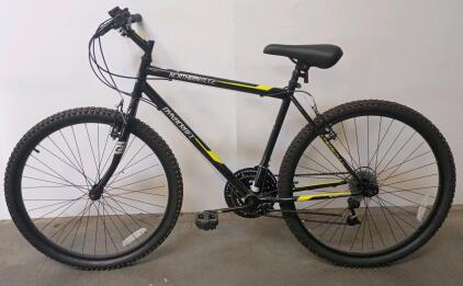 Dynacraft Northern Ridge 26" Mountain Bike, 15-Speed, Front Suspension, Black/Yellow