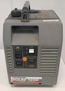 Coleman Powermate Pulse 1850 Generator, 1500W Rated/1850W Max, 120V/12V DC, Gasoline, S/N 85820290