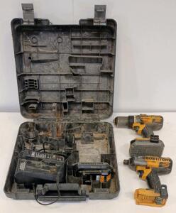 Bostitch 18V Lithium 2-Tool Combo Kit: Drill/Driver & Impact Driver, 2 Batteries, Charger, Case. Batteries Don't Work, Charger and Drills Work