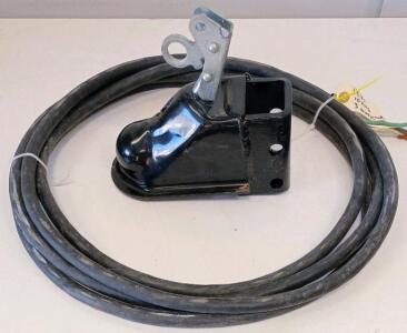 Buyers Products 2-5/16" Trailer Coupler, 10,000 lb GTW, With 19Ft 10 AWG 3-Conductor Cable