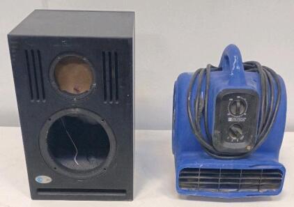 Blue Sky SAT 6.5 EXR Speaker Cabinet (Empty) & Utilitech UT3090 Air Mover
