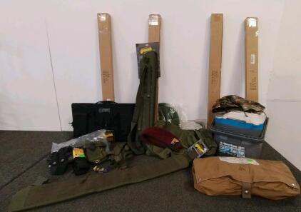 M1945 Sleeping Bag Cover, GQ Stretcher Harness, Igloo Cooler, Window Shades