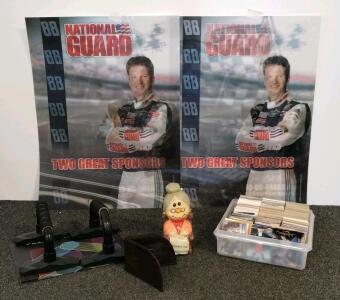 Dale Earnhardt Jr. National Guard Posters, Push-Up Bars, Coin Bank, Wallet, 1000+ Basketball Cards