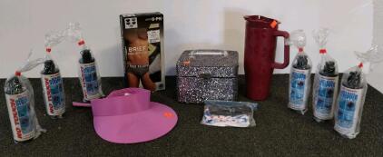 No Touch Auto Glass Cleaner (6), True Religion Briefs (5Pk, L), Glitter Case, Headbands, And More