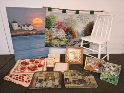 Kitchen Decor Mats, Wall Art, Chair, Tapestry, Diana Book, Country Themes
