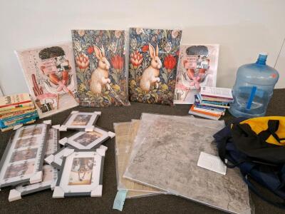 Framed Art Prints & Photography Back Drop Panels, 13 Christian Books, Motivational & More