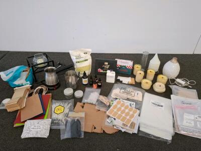 Mixed Candle Making Kit &ndash; Wax, Melting Pot, Oils, Jars, Wicks, Diffuser, Packaging & More