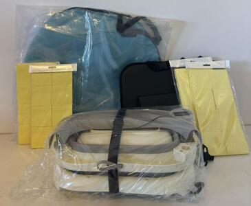 OFA Baby Foldable Bathtub, Monobeach Pop-Up Tent, Car Seat Organizers, And Sticky Notes