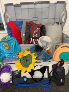 FOX Racing Storage Trunk With Kent Watersports Life Vests And Protective Gear