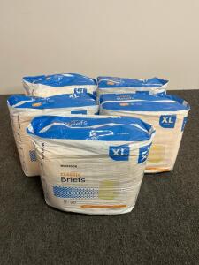 McKesson Classic Briefs XL, 58-64" Waist, Light Absorbency, 15 per Pack, BRBRXL, Unisex