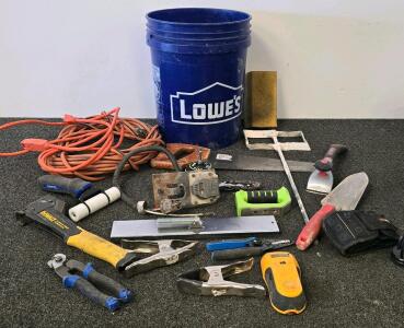 DeWalt, Jonard, Lowe's, Zircon Tools With Extension Cords, Bucket, Stud Finder, And More