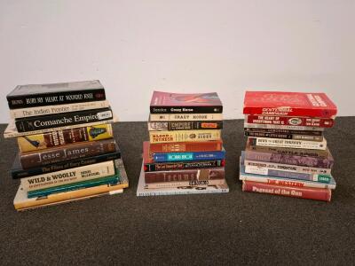 Lot of 27 Used Books: American West, Native American History, and Western Folklore