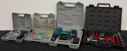 Power Master Cordless Drill Kit w/ Charger, Hand Tool, Rotary Tool, Drill Bits & Fastener Sets