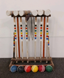 Vintage Croquet Set