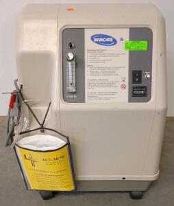 Invacare 5L Oxygen Concentrator, Hour Meter 18,295, Humidifier Ready, Serviced 2023