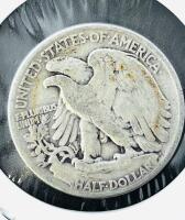 1943 Walking Liberty Half Dollar, 90% Silver, U.S. Coin, Circulated, Adolph A. Weinman Design - 3
