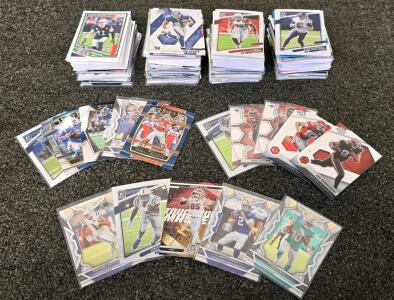 NFL Football Cards ~200 Cards, Donruss & Panini Mosaic, JC Jackson, Cam Akers, Near-Mint
