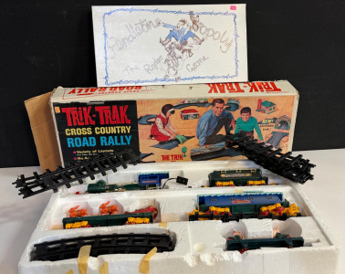 Christmas Magic Holiday Train Set (G Scale), Pendletonopoly Rodeo Board Game 1993