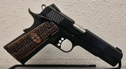 Kimber Custom Shop Raptor II .45 ACP 1911, 5" Barrel, 2 Mags, Zebrawood Grips, Hard Case