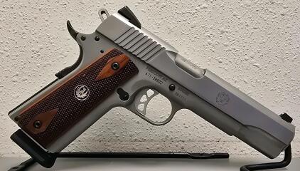 Ruger SR1911 .45 ACP Stainless 5" Barrel, Prescott AZ, Serial 671-38802