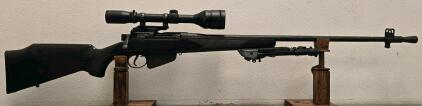 Sporterized Lee-Enfield No. 4 Mk I, .303, Burris 3-12x Scope, Bipod, Synthetic Stock
