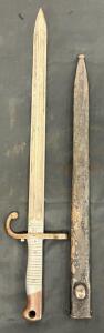 German Weyersberg Kirschbaum Solingen Mauser M1871 Sword Bayonet With Steel Scabbard