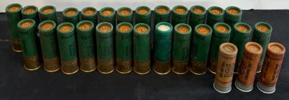 Remington Express & Winchester Super Speed 10 & 12 Gauge Vintage Paper Shotgun Shells, No. 2 Shot