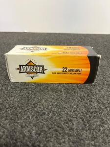 Armscor Precision .22 LR 36Gr HVHP Ammunition, 500 Rounds, Lot #100115