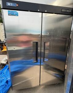 Turbo Air M3F47-2-N 2-Door Reach-In Freezer, 42.3 cu. ft., Stainless Steel