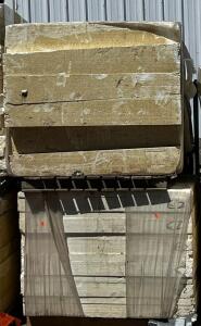 Mineral Wool Insulation Panels 48x24x4 In, R-16, ASTM E136, 8-10 Panels, C2 Batch Mark