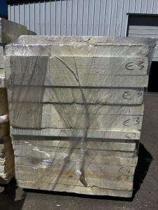 Rigid Foam Insulation Boards, Approx. 4x8 Ft x 4 In, R-Value 6.0/inch