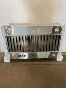 36" Stainless Steel Insert Range Hood, 600 CFM, Ducted, Baffle Filters, Halogen Lights