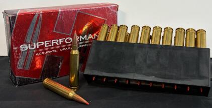 Hornady Superformance 7mm Rem Mag 139gr GMX Ammunition &ndash; 18 Rounds, Brass Cases, Box Included