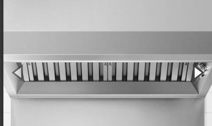 Fisher & Paykel Wall-Mount Stainless Steel Range Hood, 36" Width, 400 CFM, 3 Fan Speeds