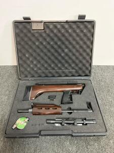 Takedown Breakbarrel Air Rifle, Hardwood Stock, 4x Scope, Hard Case