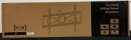 Flat Panel Ceiling Mount VZ-CM-V3, Fits 37"-70" TVs, Max VESA 800x400, March 2013, Steel, Black