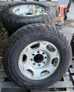 Hercules Terra Trac T/G Max LT235/80R17 120/117Q Tires On 17" 8-Lug Steel Wheels