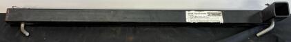 Harbor Freight 39168 Truck Bed Extender, 2" Hitch, 350 lb Weight Capacity, Steel, China