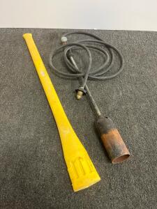 Judal Propane Weed Torch Burner, 36" Length, 2.75" Head, 6 Ft Hose, 500,000 BTU