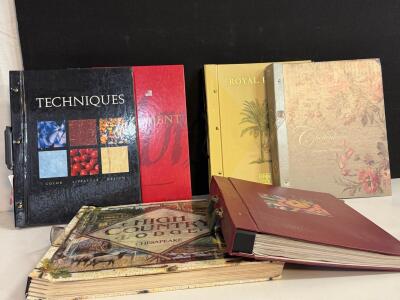 Chesapeake High Country Lodge & Seabrook Classically Yours Wallpaper Sample Books, 16"x14"