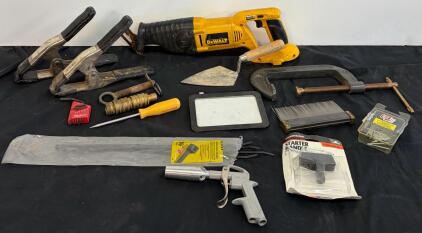 DeWalt Reciprocating Saw, Olympia C-Clamp, Husky Hex Set & More Hand Tools