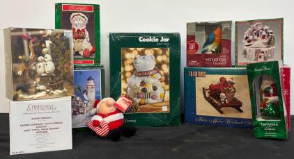 Large Lot Vintage Christmas Decor - House of Lloyd, JC Penney, Santa&rsquo;s Best, Musical, Animated