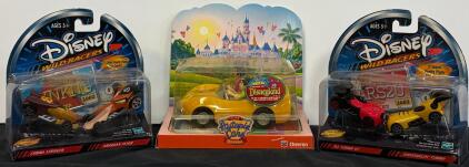 Disney Wild Racers Die-Cast Sets & Autopia Chevron Car 2002-2000 Disney Collector, NIP