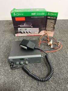 Cobra 18RV CB Radio Transceiver, 40-Channel, Weather Band, Mic, Box, Serial# 210006856
