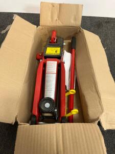 Central Hydraulics 2 Ton Hydraulic Trolley Jack, SKU 36119, 5.1"&ndash;13" Lift Range