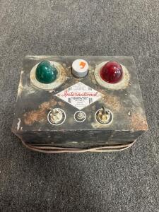 Vintage International Electric Fence Company Model 106 Charger, 110V AC, Metal Case